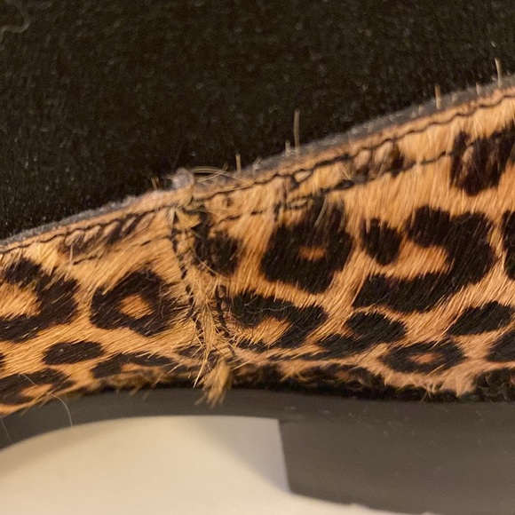 Cole Haan Newburg Booties in water resistant leopard-print ponyhair - Picture 7 of 12